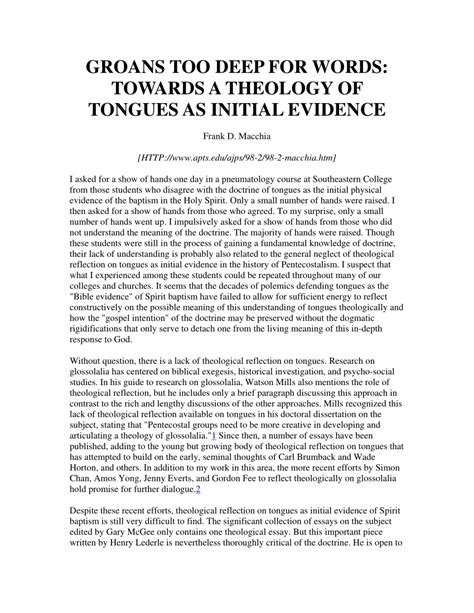 too deep for words a theology of liturgical expression Epub