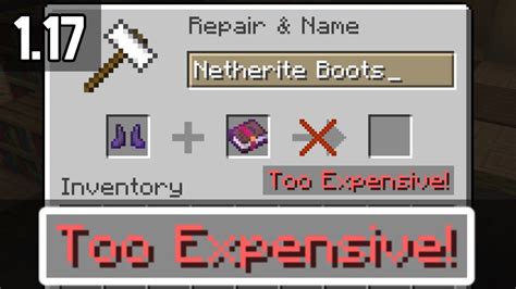 too expensive minecraft