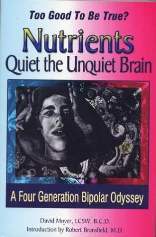 too good to be true? nutrients quiet the unquiet brain a four generation bipolar odyssey Reader