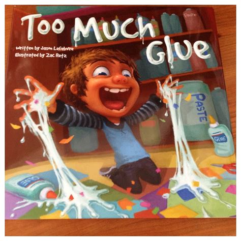 too much glue book