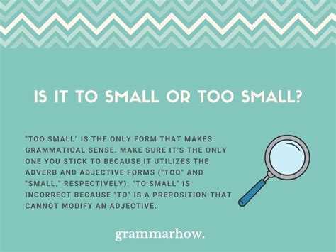 too small or to small