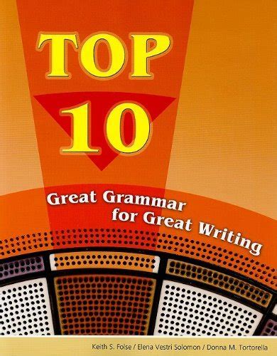 top 10 great grammar for great writing Reader