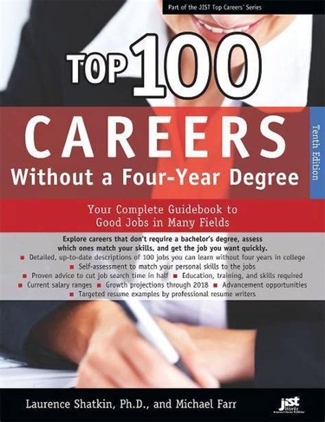 top 100 careers without a four year degree top careers PDF