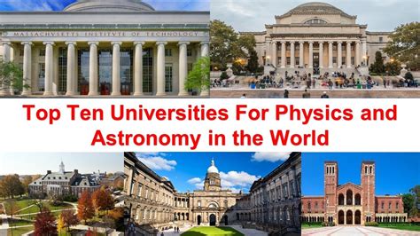 top physics universities