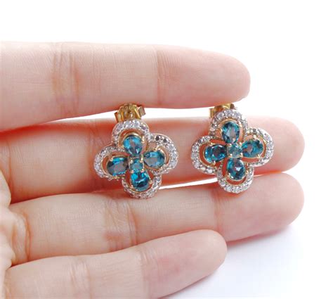 topaz earrings