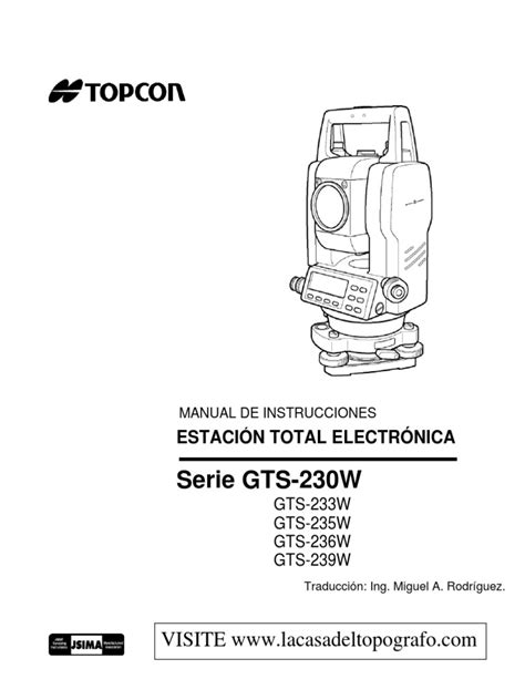 topcon gts 236 manual pdf PDF