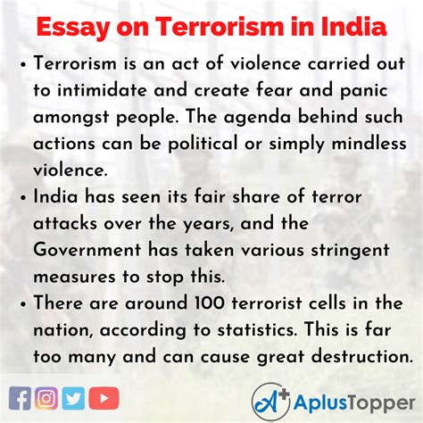 topics for terrorism essays Kindle Editon