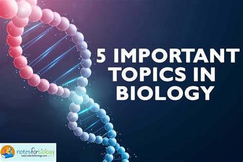 topics in biology