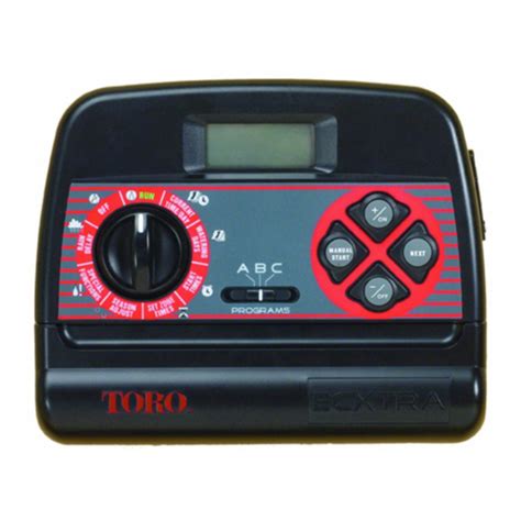 toro ecxtra timer manual PDF