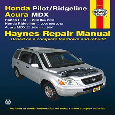 torrent haynes repair manual honda pilot 2007 Epub