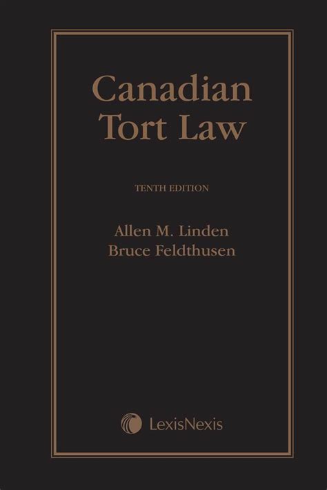 tort law in canada tort law in canada Reader