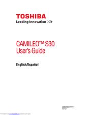 toshiba camileo s30 user manual pdf Reader