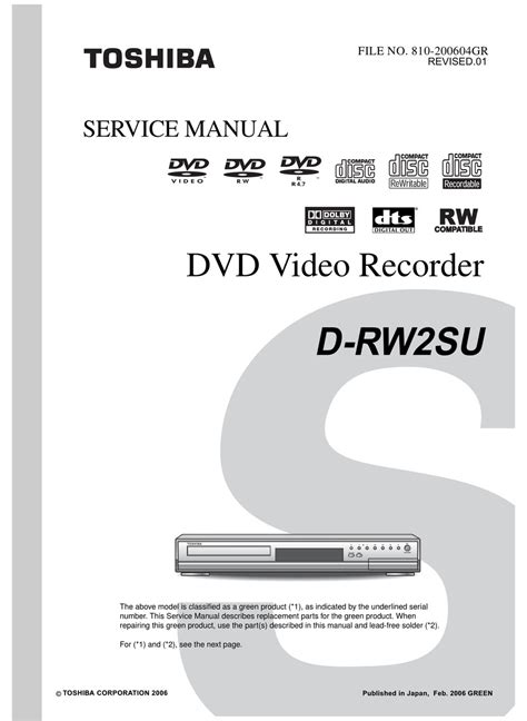 toshiba d rw2su manual Reader