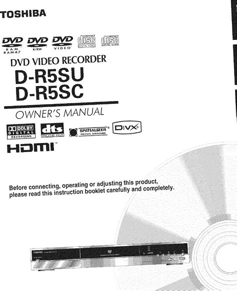 toshiba dvd recorder manual download Epub