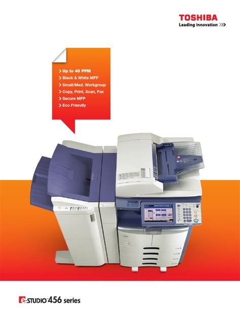 toshiba e studio 456 user manual Epub