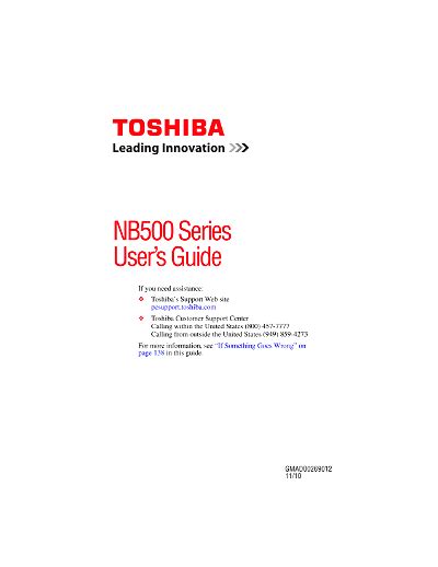toshiba nb505 user manual Ebook Doc