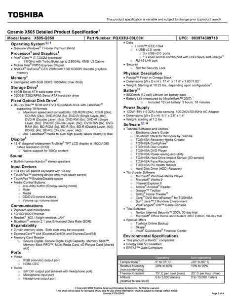 toshiba qosmio x505 q885 service manual Reader