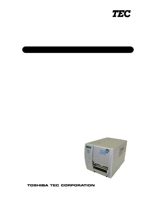 toshiba tec b sx4t printer user guide Epub