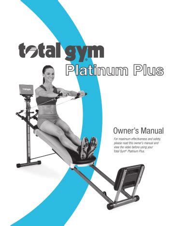 total gym platinum owners manual Kindle Editon