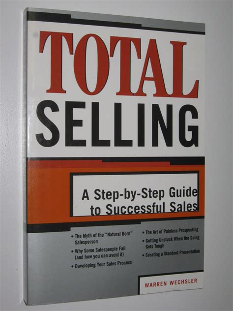 total selling a step by step guide to successful sales Doc