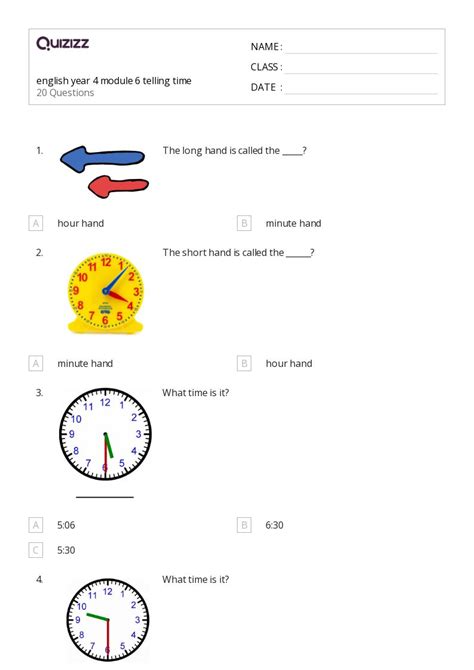 total time on english module