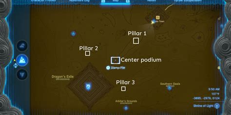 totk ascend pillars map