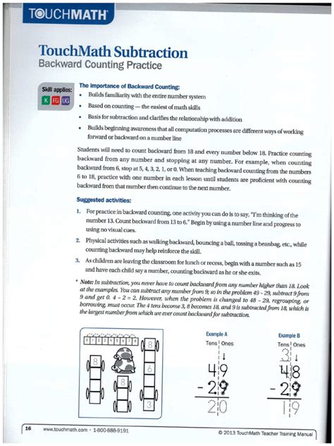 touchmath computer subtraction progress test 40 paper Reader