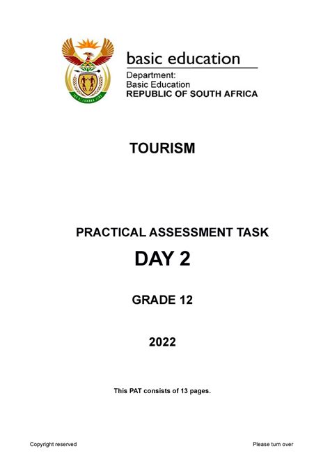 tourism pat 2015 grade 12 memorandum Reader
