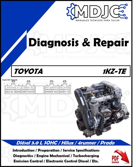 toyota 1kz te 3 0 litre turbo diesel engine manual free ebook Epub