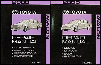 toyota 2000 avalon repair manual Reader