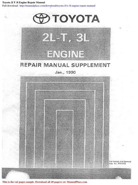 toyota 3l engine manual espaol Doc