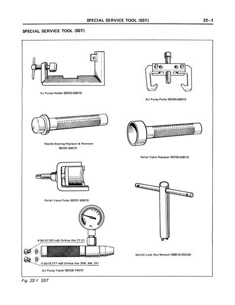 toyota 3l special service tools Kindle Editon