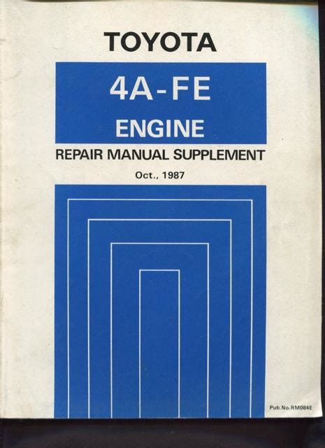 toyota 4a fe engine repair manual Doc