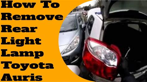 toyota auris how to remove stop light Reader