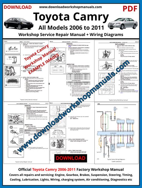 toyota camry 2005 repair manual PDF