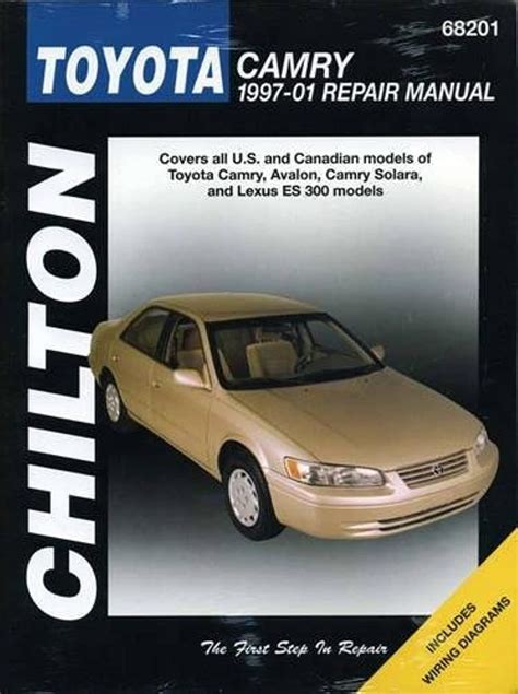 toyota camry chiltons 1997 2001 repair manual Epub
