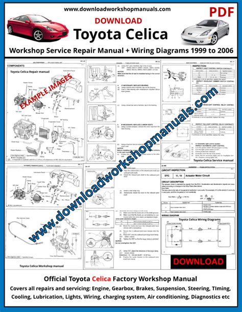 toyota celica service repair PDF
