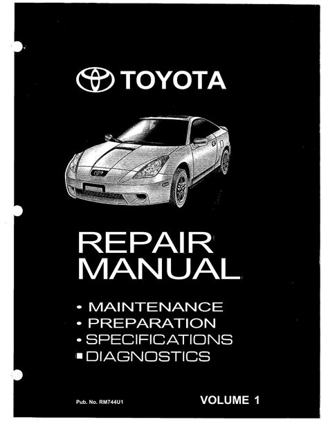 toyota celica service repair PDF