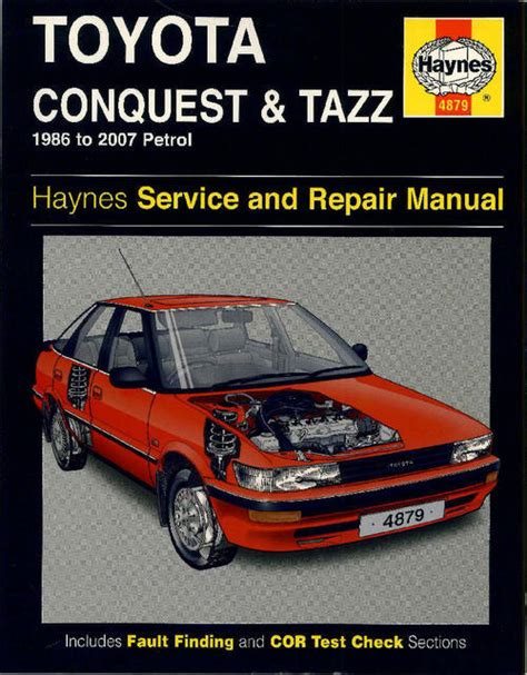 toyota conquest repair manual pdf Doc