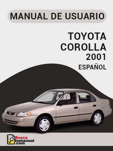 toyota corolla 2001 manual Reader