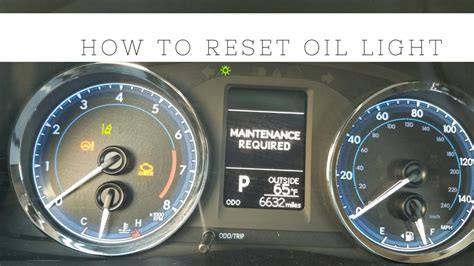 toyota corolla service light reset Reader