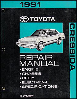 toyota cressida 1991 repair manual Kindle Editon
