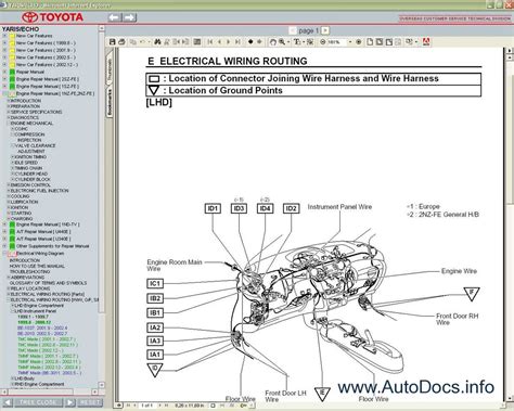 toyota echo hatchback 2001 engine diagram PDF