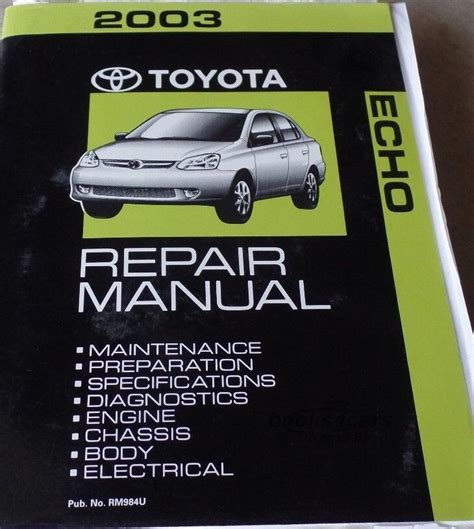 toyota echo shop manual PDF