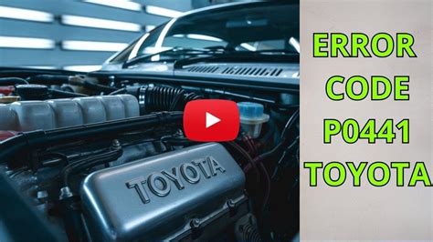 toyota engine code p0441 PDF