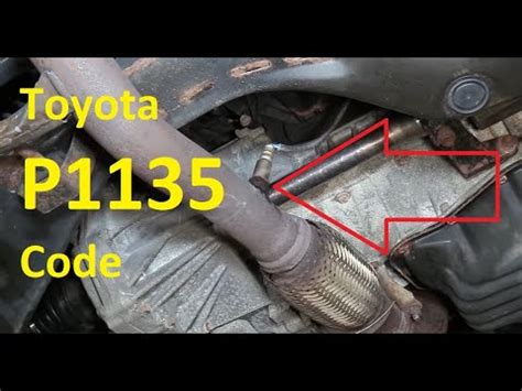 toyota error code p1135 PDF