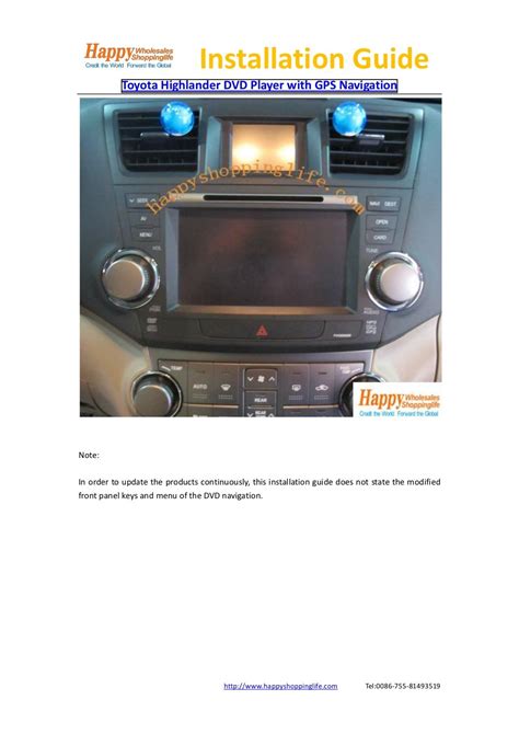 toyota highlander gps manual Reader