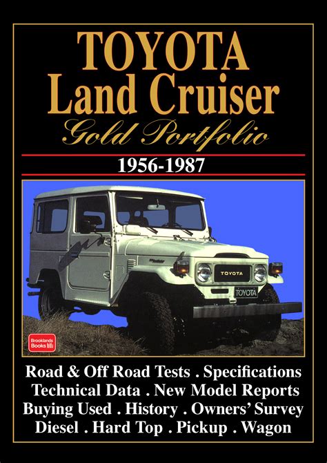 toyota land cruiser gold portfolio 1956 1987 Kindle Editon