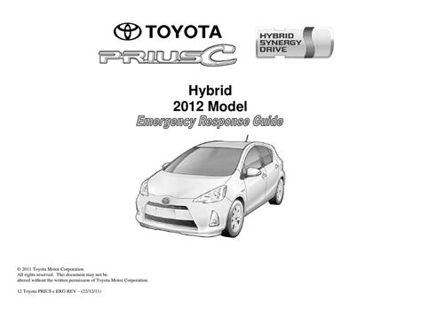 toyota prius emergency response guide techinfo toyota PDF