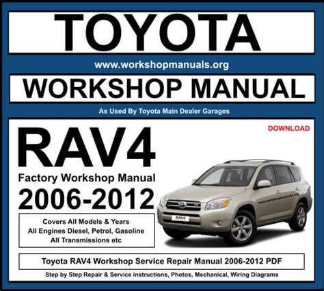 toyota rav4 2006 manual Reader